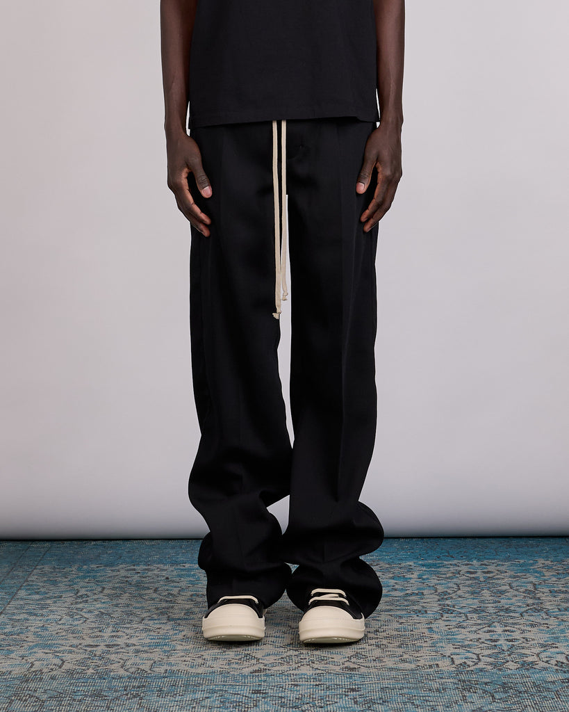 Rick Owens Drawstring Dietrich Pant Twisted Wool Black – LESS 17