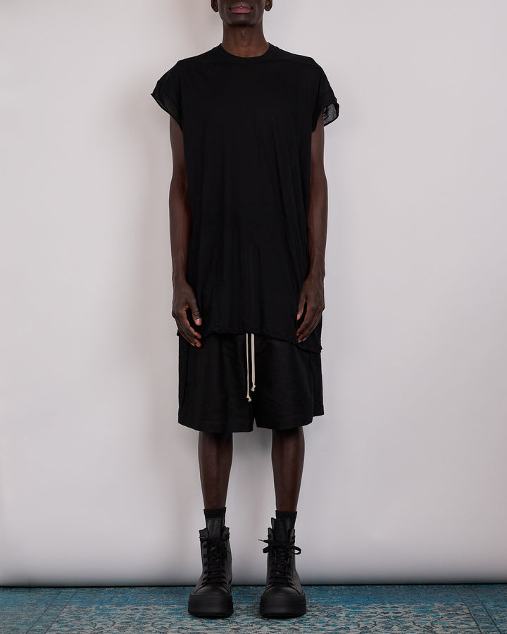 Rick Owens Faun Short Ramie Moleskin Black
