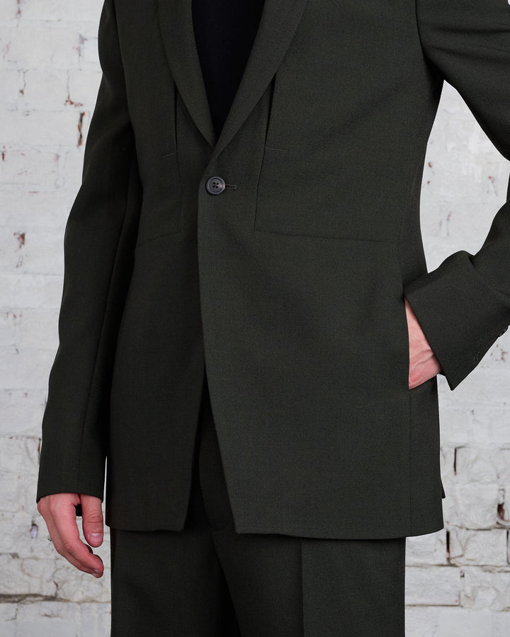 Rick Owens Fogpocket Soft Soft Blazer WGP Forest