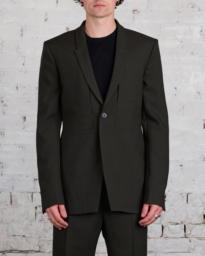 Rick Owens Fogpocket Soft Soft Blazer WGP Forest