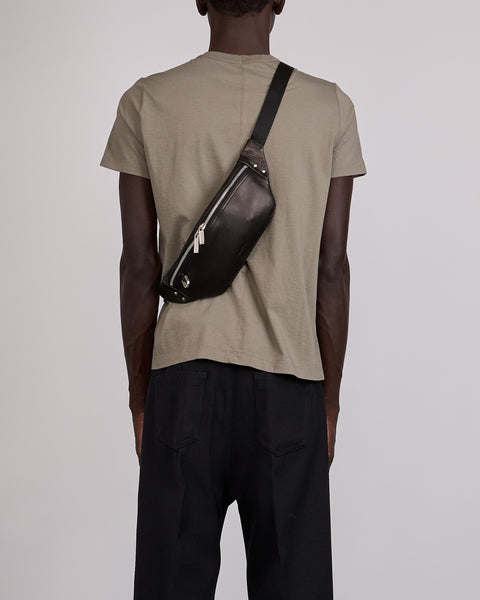 Rick Owens Geo Bumbag Grainy Leather Black – LESS 17