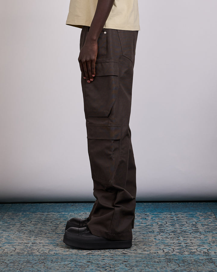 Rick Owens Geth Cargo Jean Cordura Cotton Dark Dust