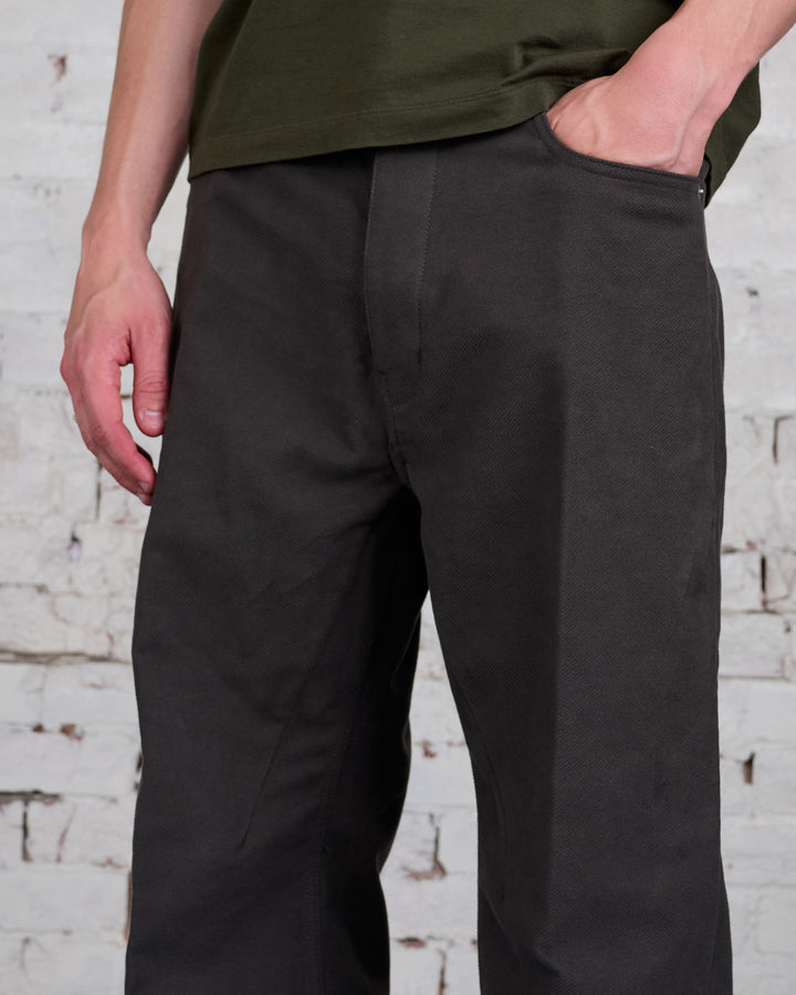 Rick Owens Geth Jean Brushed Heavy Twill Dark Dust