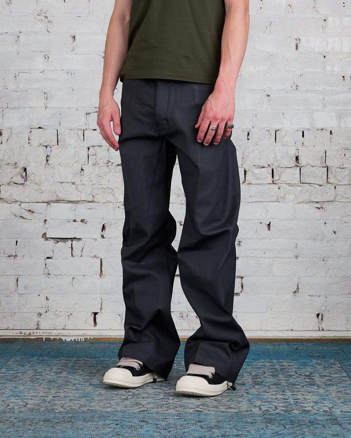 Rick Owens Geth Jean Chalk Stretch Denim Black