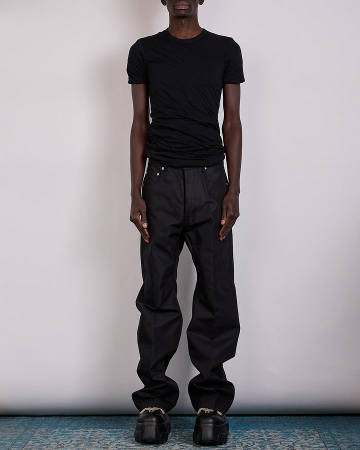Rick Owens Geth Jean Cordura Cotton Black