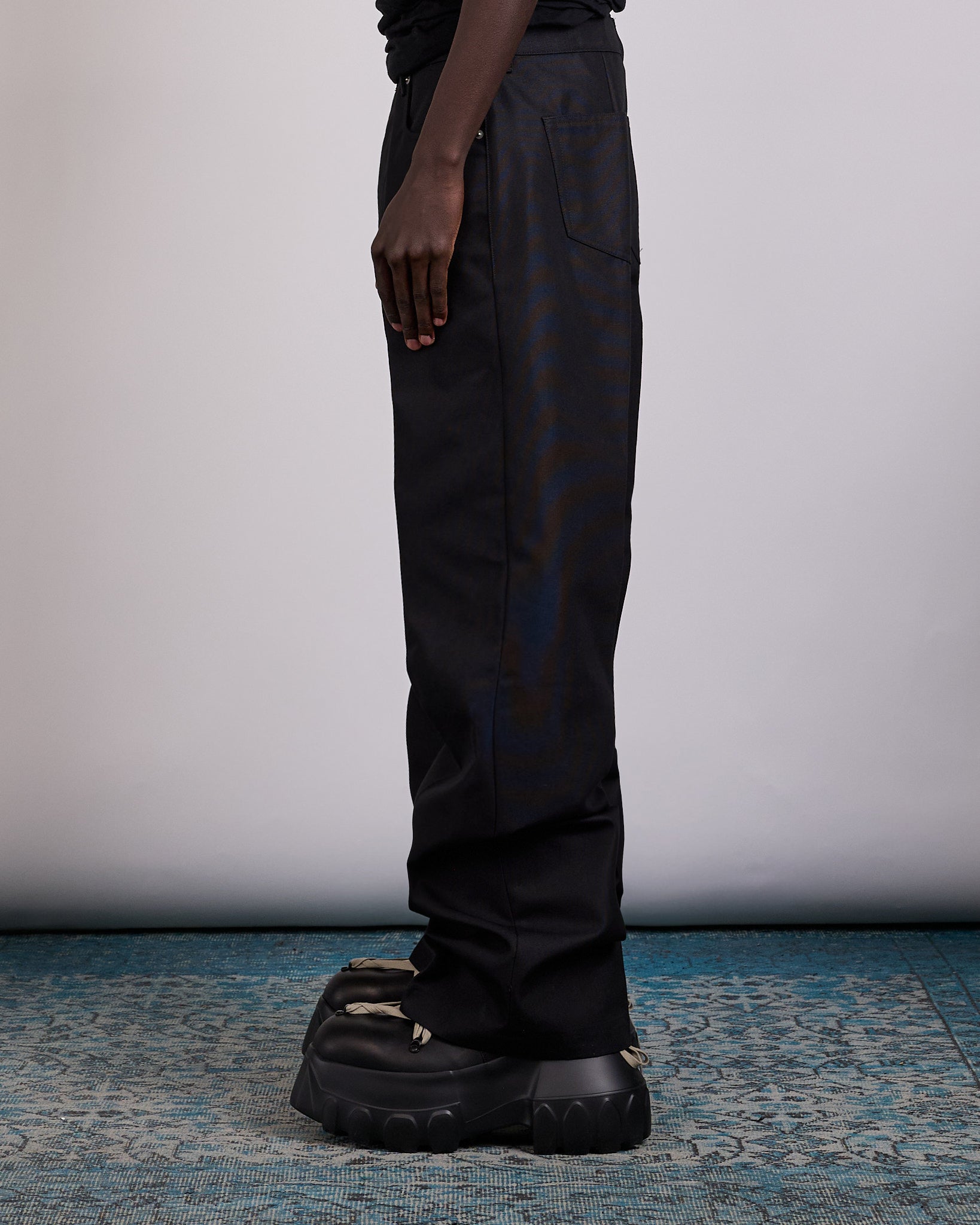 Rick Owens Geth Jean Cordura Cotton Black – LESS 17