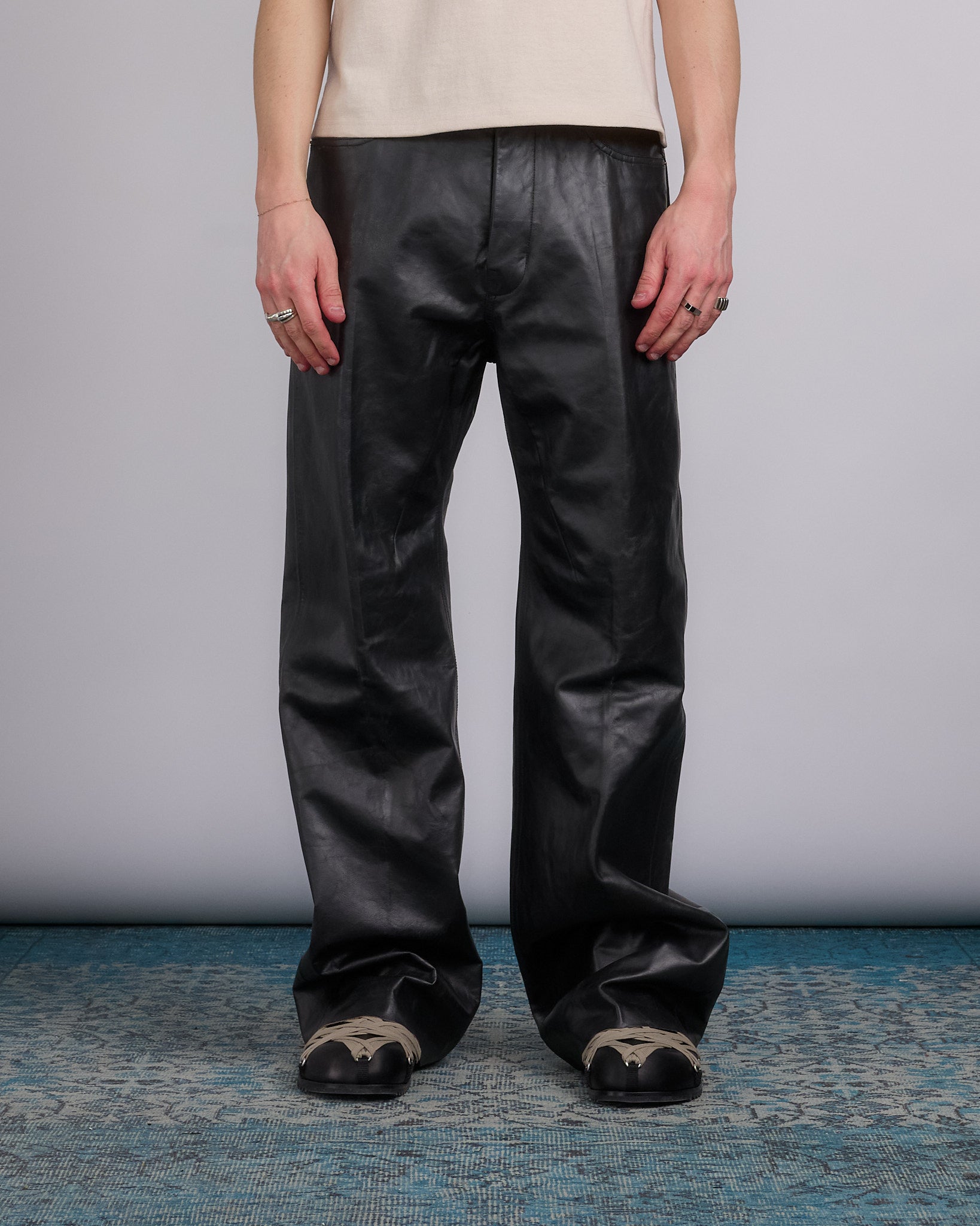 mijko テック レザーパンツ rick owens Y2K opium Rick Owens