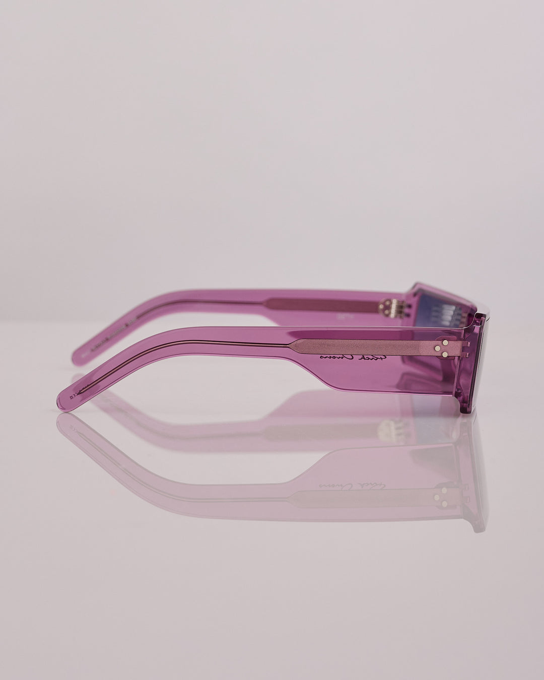 Rick Owens Gethshades Temple Sunglass Violet Violet Degrade
