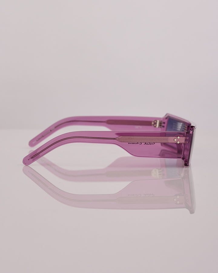 Rick Owens Gethshades Temple Sunglass Violet Violet Degrade