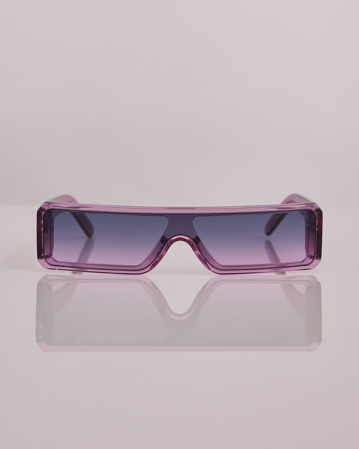 Rick Owens Gethshades Temple Sunglass Violet Violet Degrade