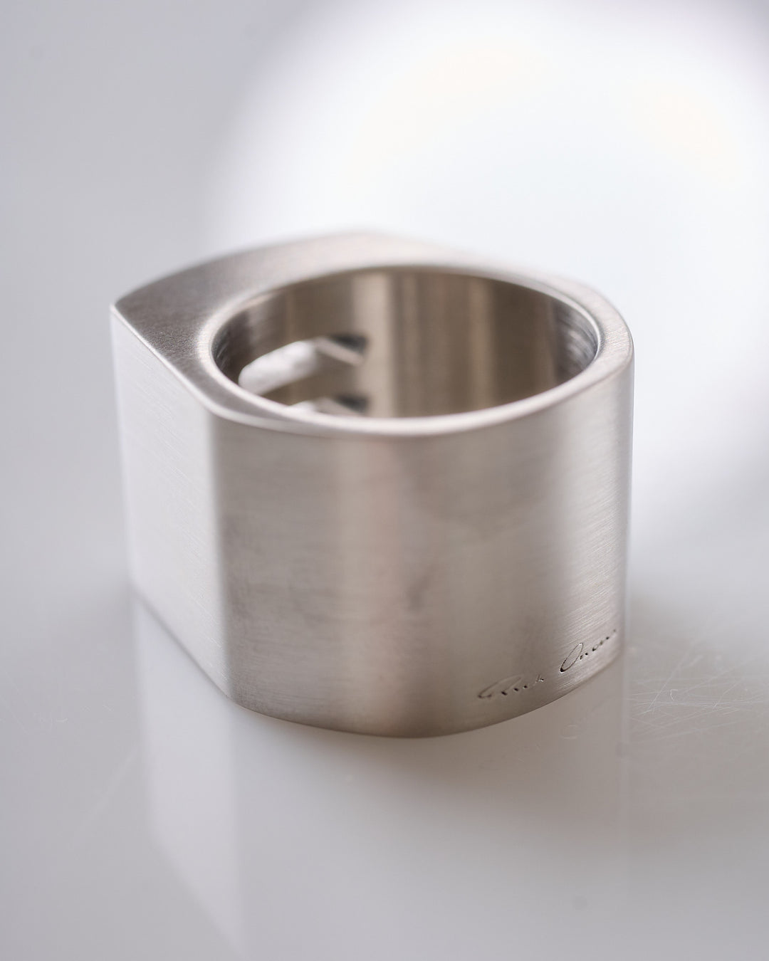 Rick Owens Grill Thumb Ring Palladium