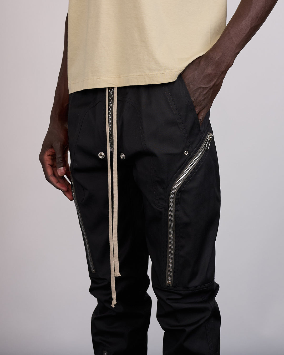 Rick Owens Heizer Bauhaus Cargo Pant TE Black