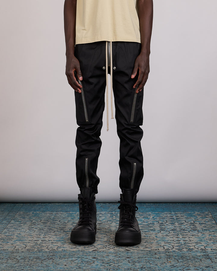 Rick Owens Heizer Bauhaus Cargo Pant TE Black