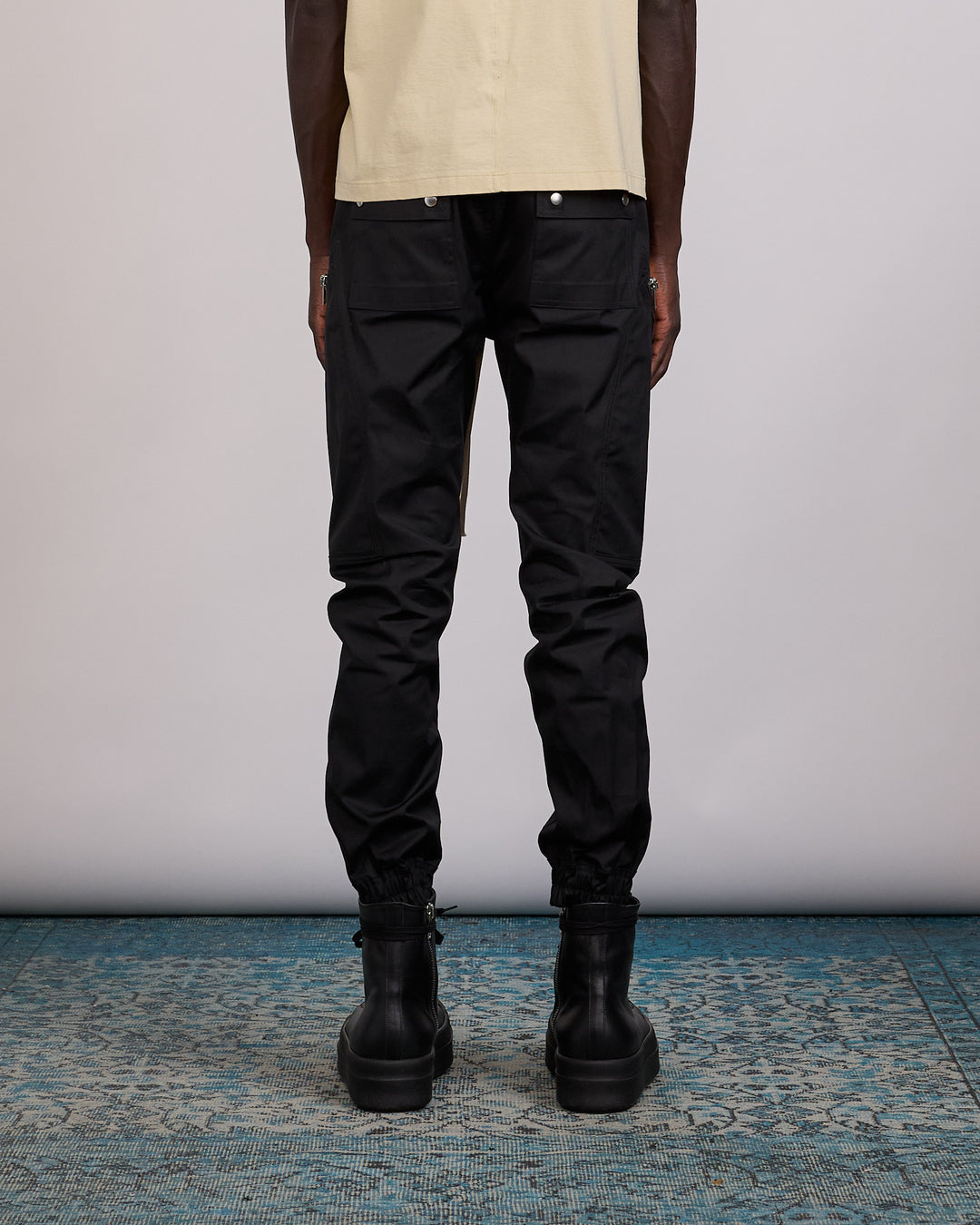 Rick Owens Heizer Bauhaus Cargo Pant TE Black