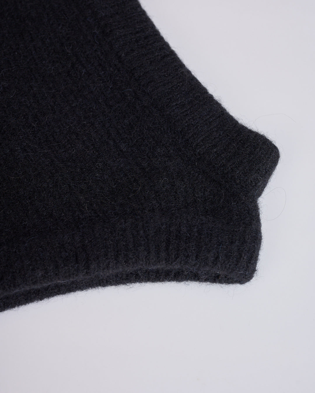 Rick Owens Hood Alpaca Black