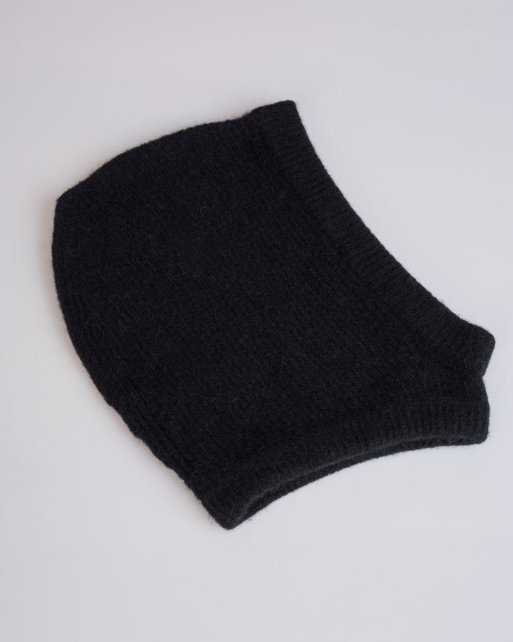 Rick Owens Hood Alpaca Black