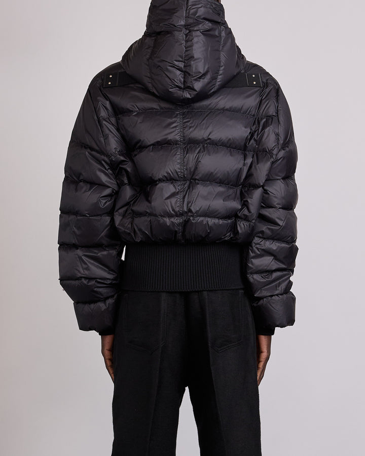 Rick Owens Hooded Duvet Jacket Nylon Black