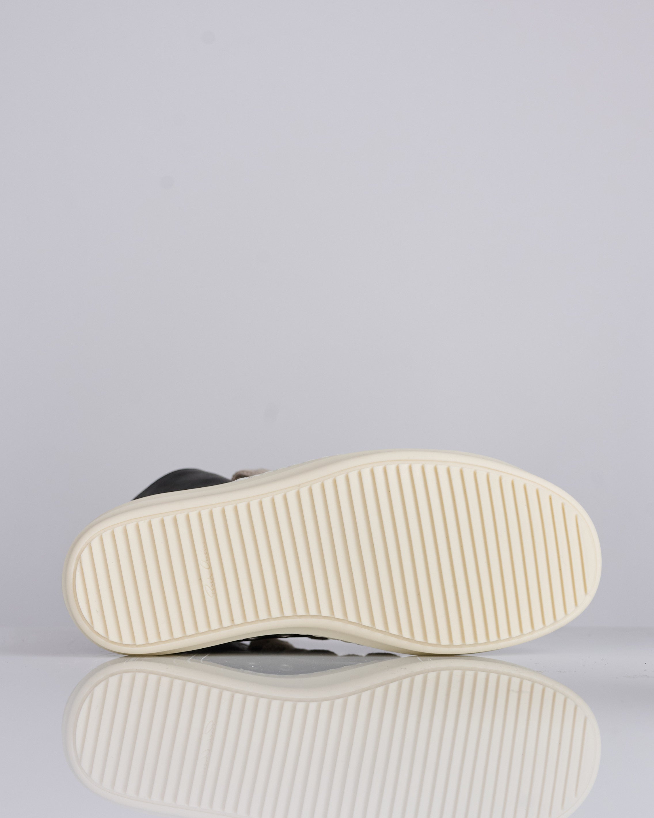 Rick Owens Jumbolace Sneaker Full Grain Leather Black/Milk