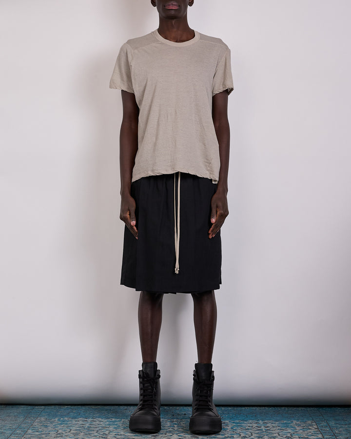 Rick Owens Kilt Short Wool Gauze Black