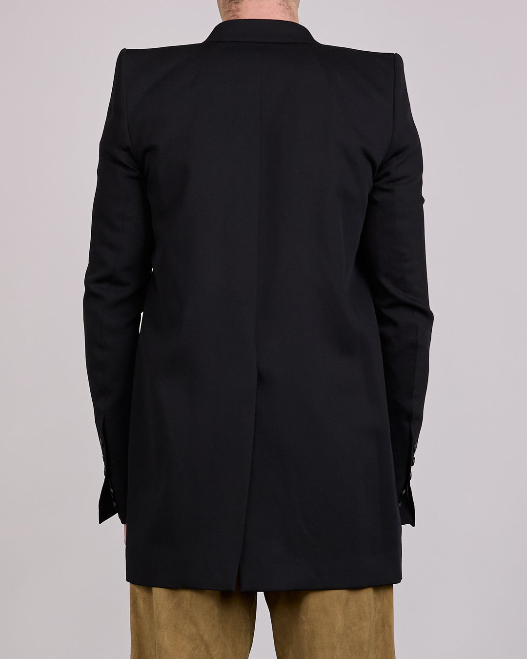 Rick Owens Larry Neue Blazer Twisted Wool Black
