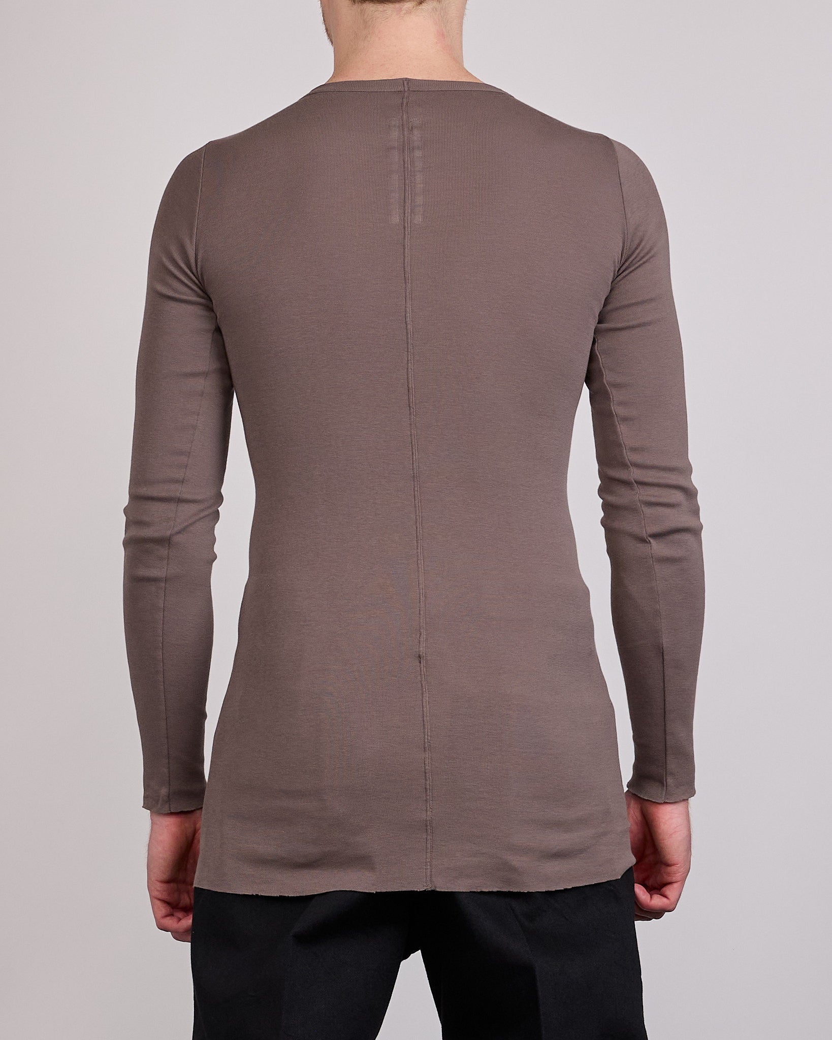 Rick Owens Longsleeve Rib T-Shirt Classic Jersey Dust – LESS 17