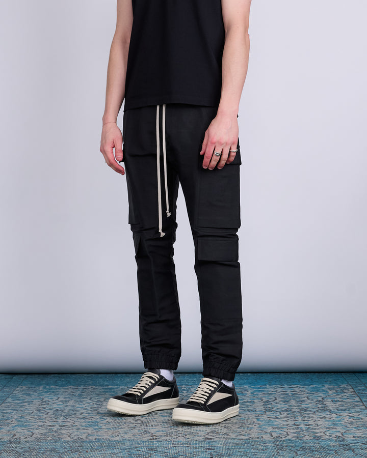 Rick Owens Mastodon Megacargo Pant Hvy Faille Black