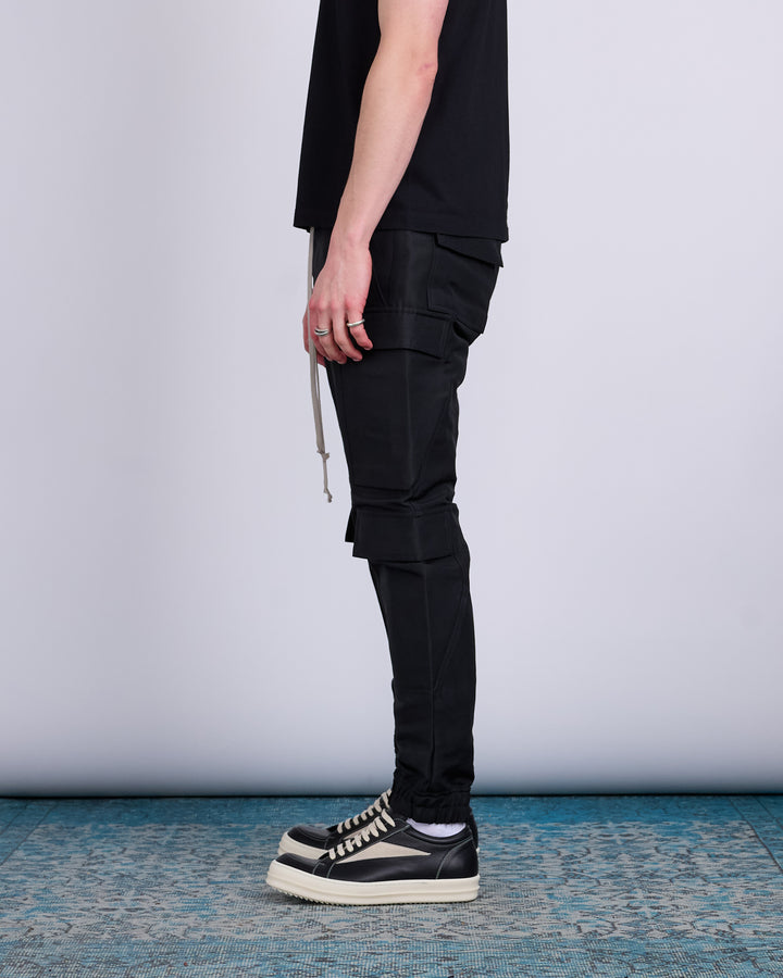 Rick Owens Mastodon Megacargo Pant Hvy Faille Black