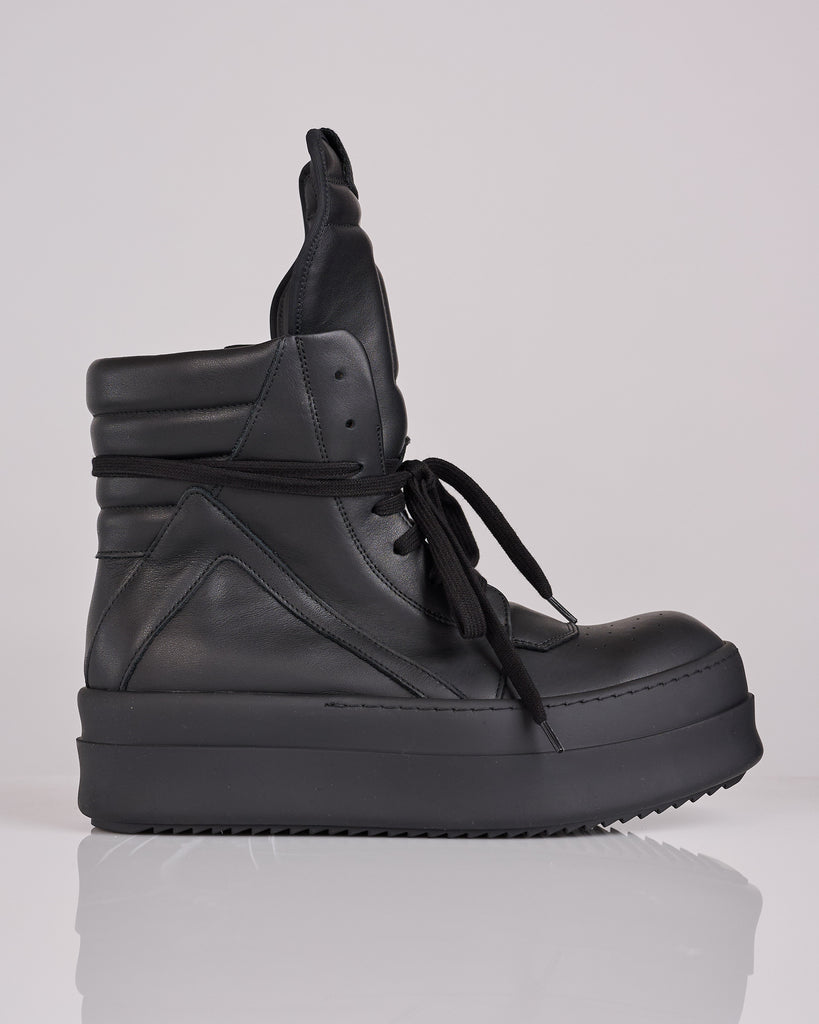 Rick Owens Mega Bumper Geobasket LCO Leather All Black – LESS 17