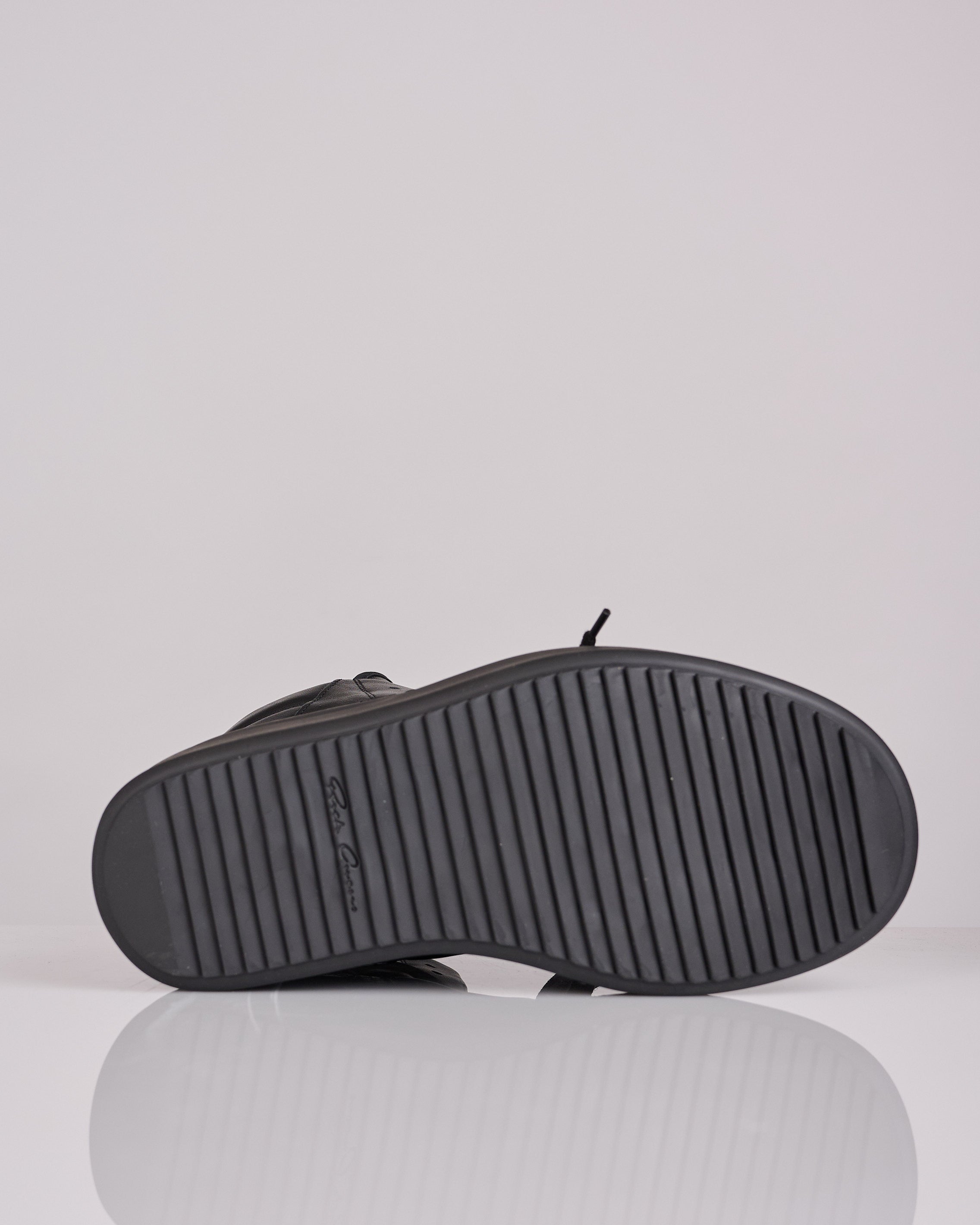 Rick Owens Mega Bumper Geobasket LCO Leather All Black – LESS 17