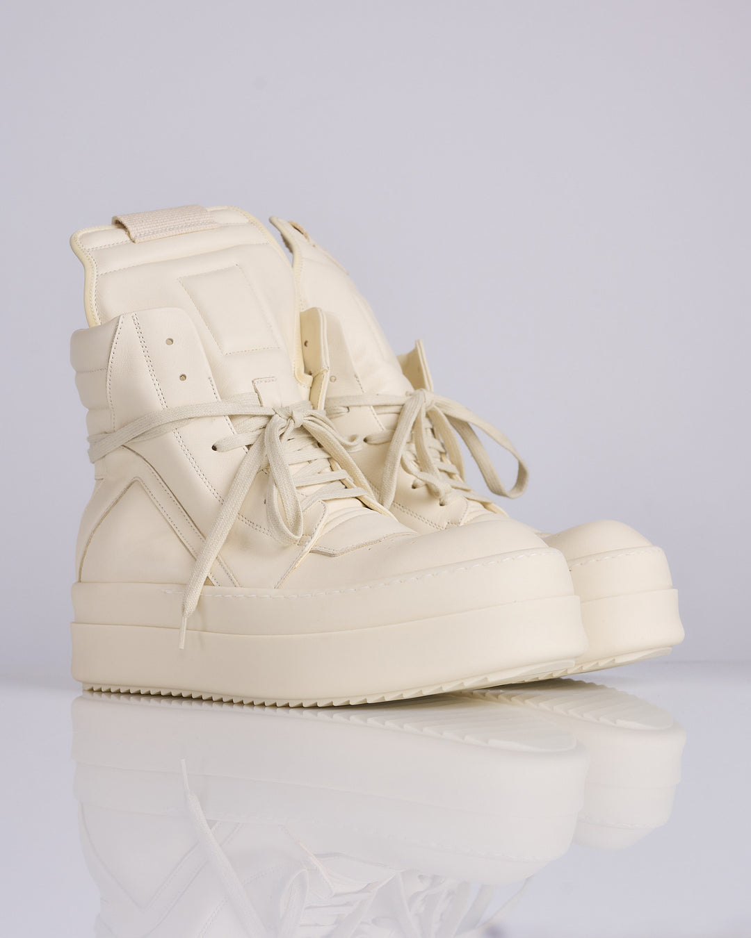 Rick Owens Mega Bumper Geobasket Milk Milk Milk