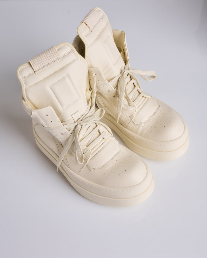 Rick Owens Mega Bumper Geobasket Milk Milk Milk