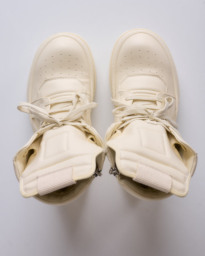 Rick Owens Mega Bumper Geobasket Milk Milk Milk