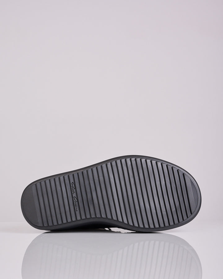 Rick Owens Mega Bumper Sneak LCO Leather All Black