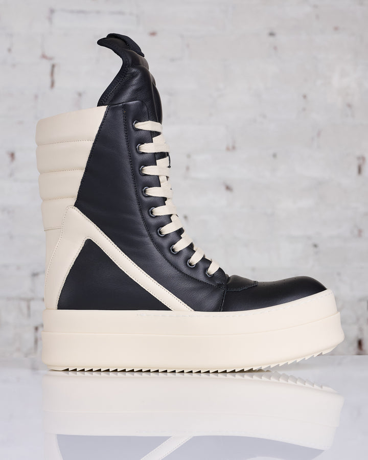 Rick Owens Mega Geobasket Black/Milk/Milk