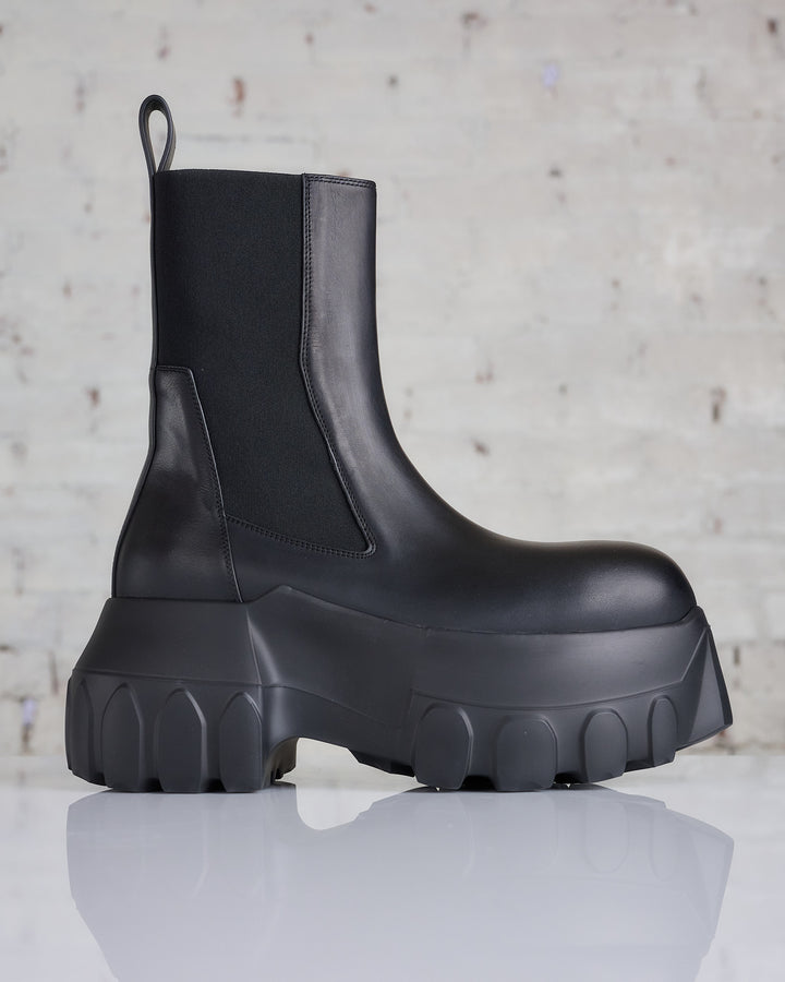 Rick Owens Mega Tractor Beatle Boot Black Black