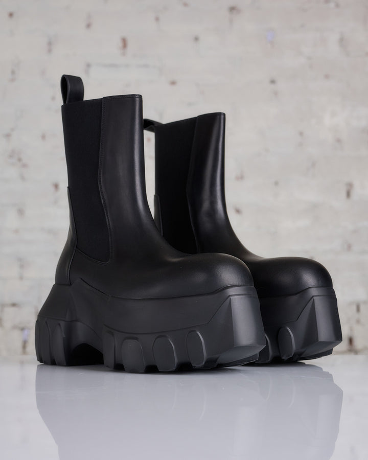 Rick Owens Mega Tractor Beatle Boot Black Black