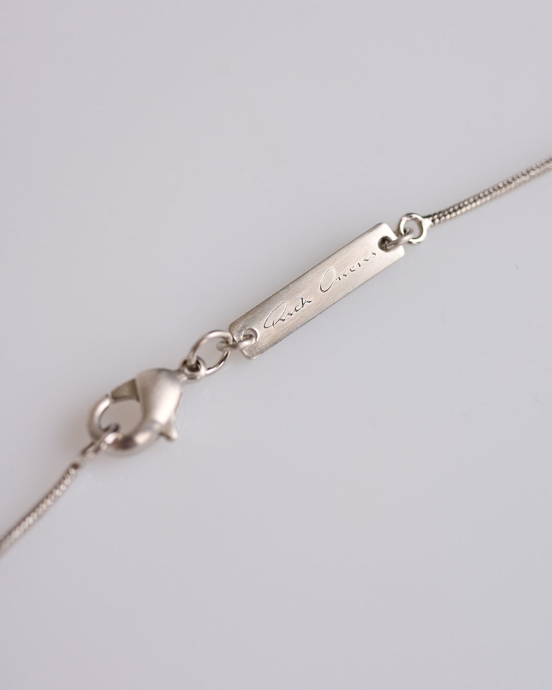 Rick Owens Mini Orb Pendant Brass Necklace Palladio