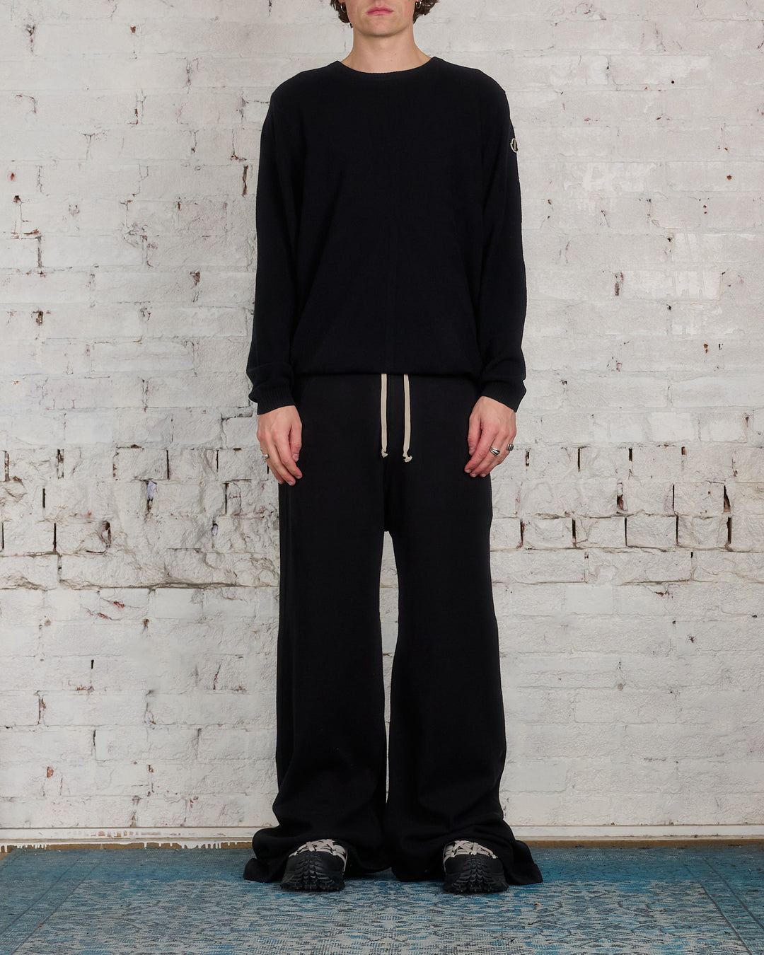 Rick Owens Moncler Bela Pant Felpa Black