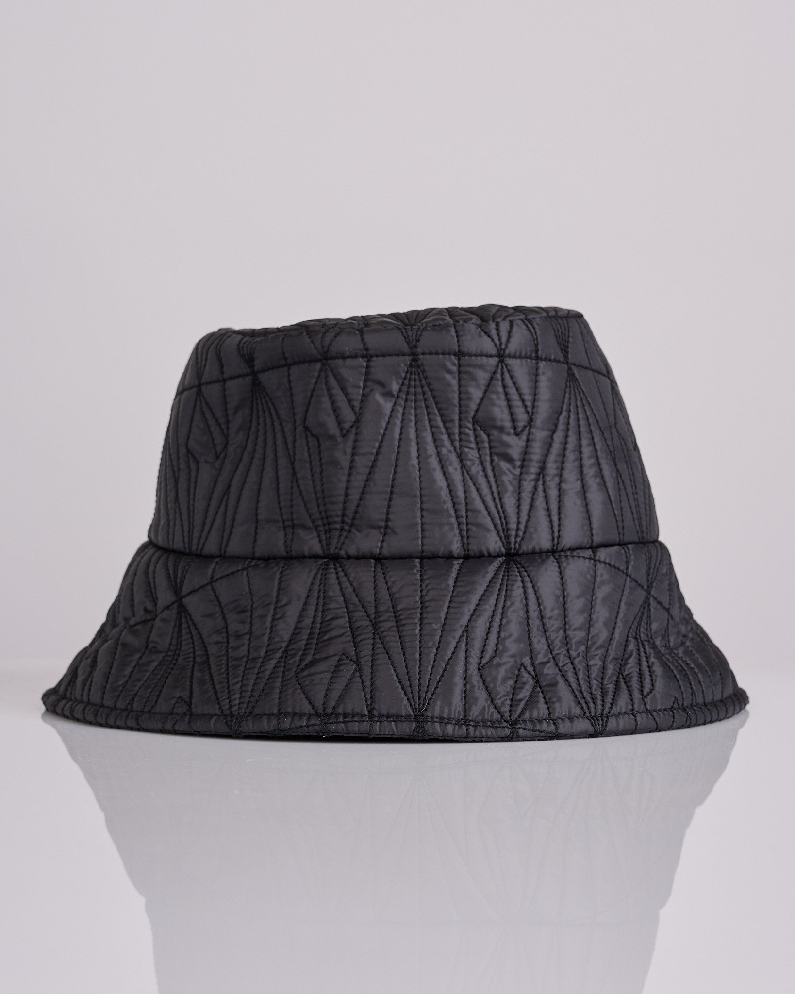 Rick Owens x Moncler Bucket Hat Quilted Lightweight Duvet Black