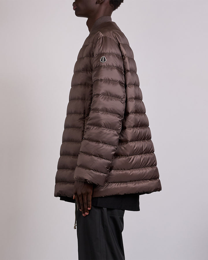 Rick Owens x Moncler Flight Parka Lightweight Duvet Dark Dust