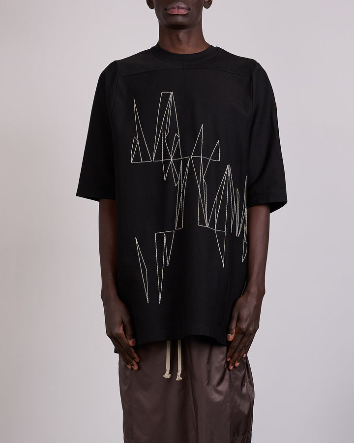 Rick Owens x Moncler Geocamo Jumbo T-Shirt Black