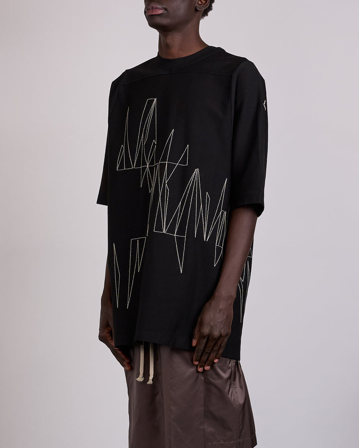 Rick Owens x Moncler Geocamo Jumbo T-Shirt Black