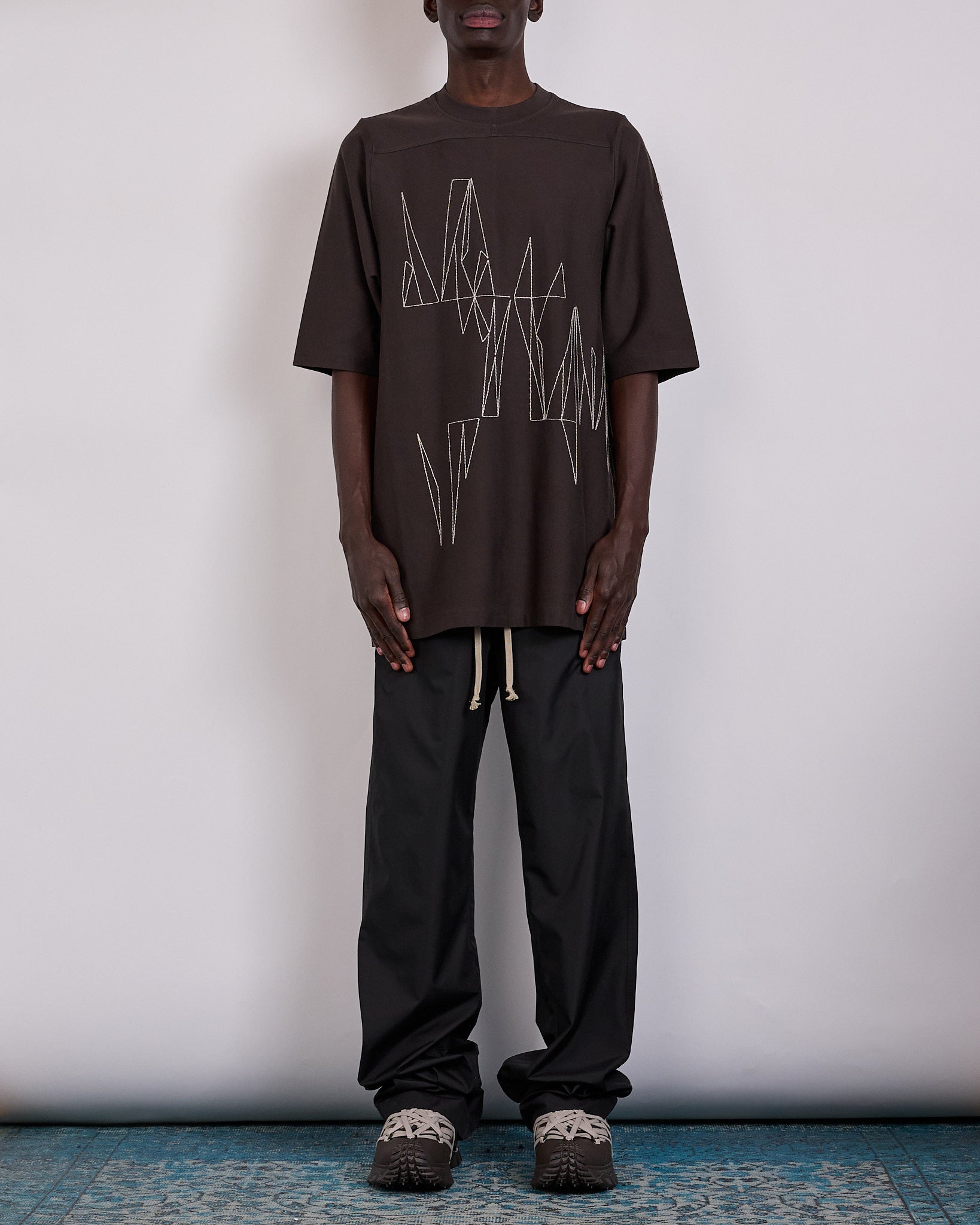 rick owens  moncler ドレープ　カシミヤ　ニット　カットソー Rick Owens Moncler + Rick Owens Gray Surf Turtleneck Rick Owens