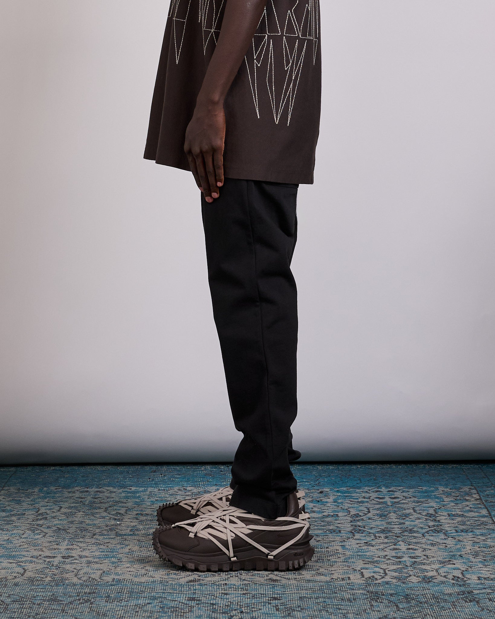 Rick Owens x Moncler Jogger Heavy Jersey Pant Black – LESS 17