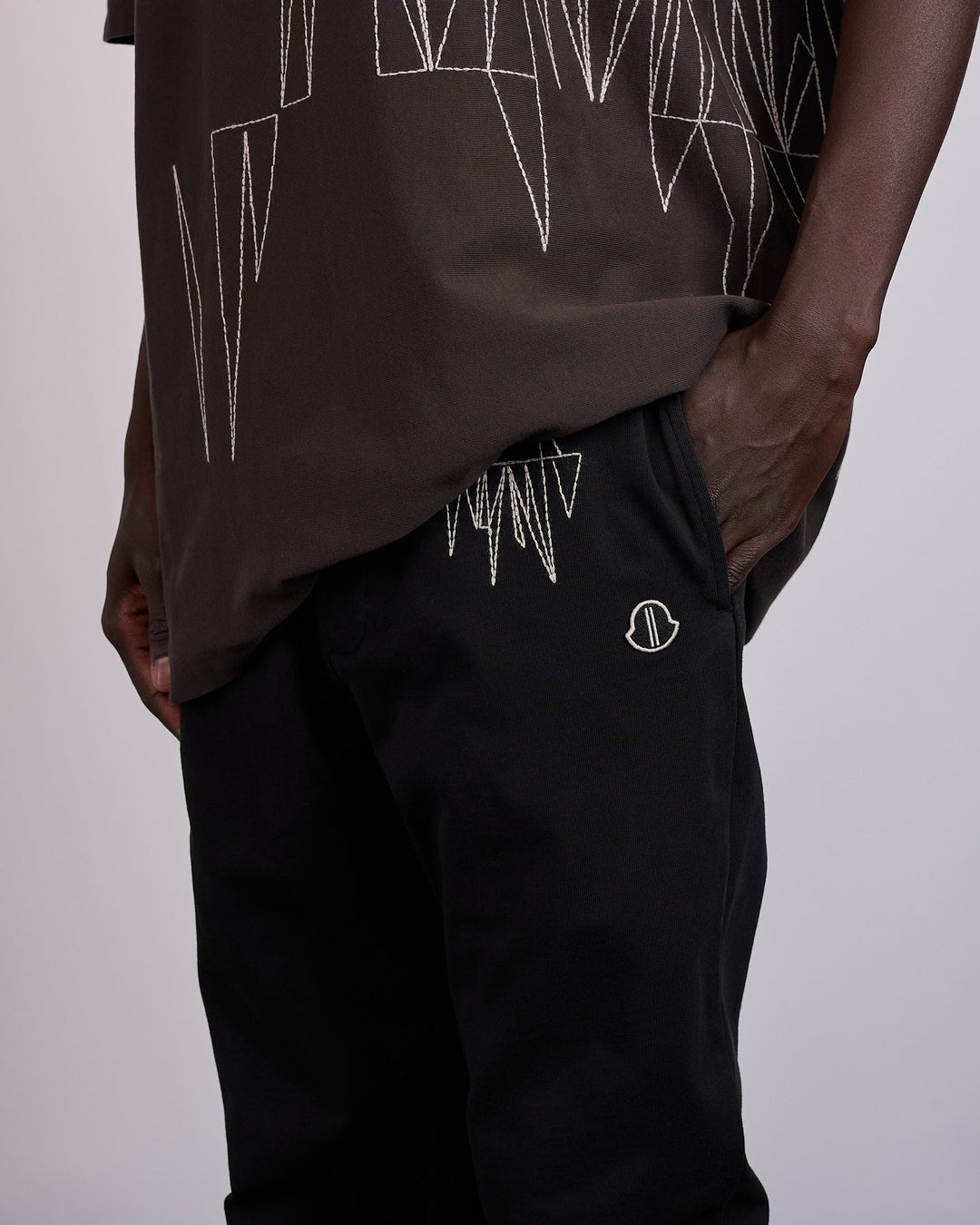 Rick Owens x Moncler Jogger Heavy Jersey Pant Black