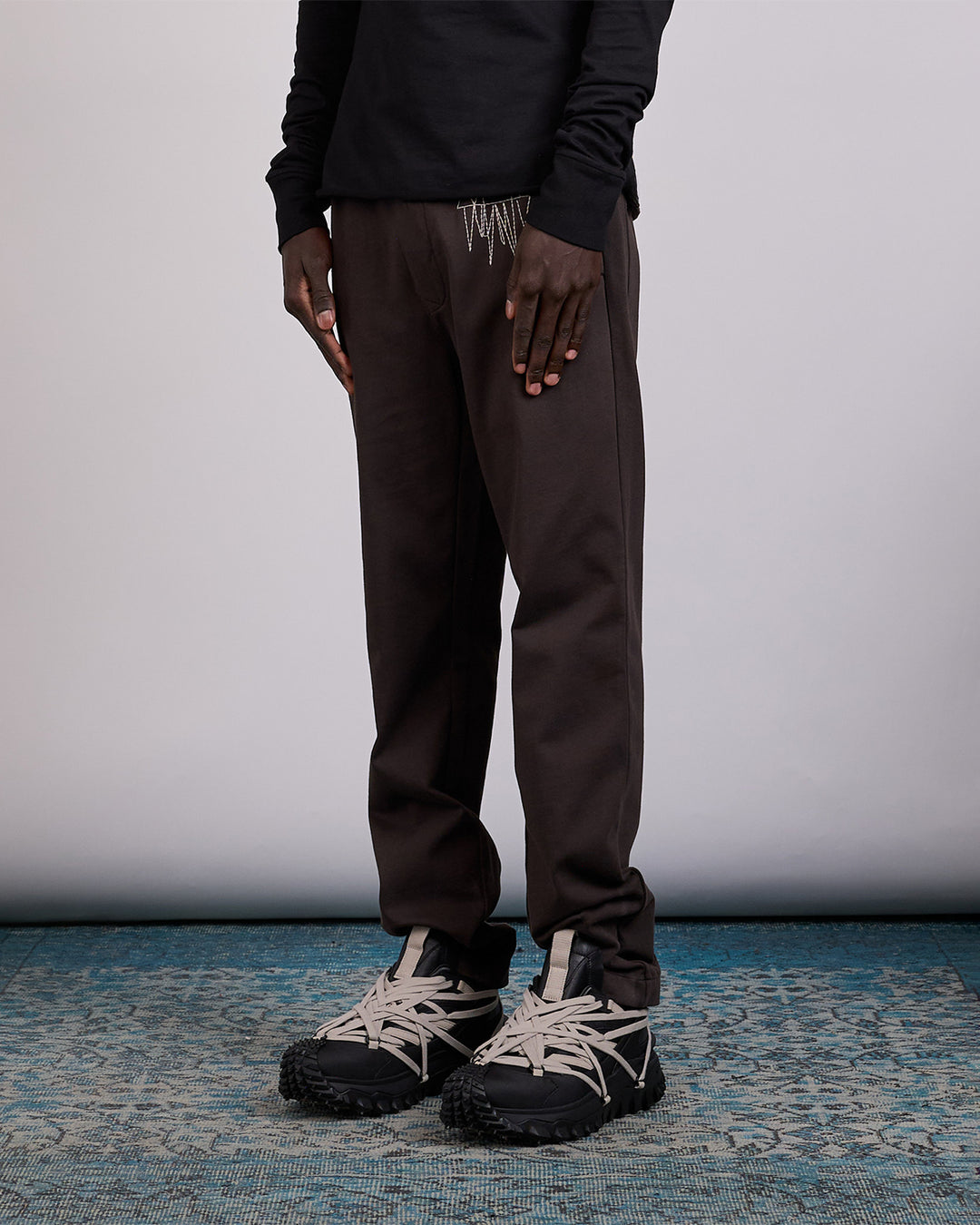 Rick Owens x Moncler Jogger Heavy Jersey Pant Dark Dust