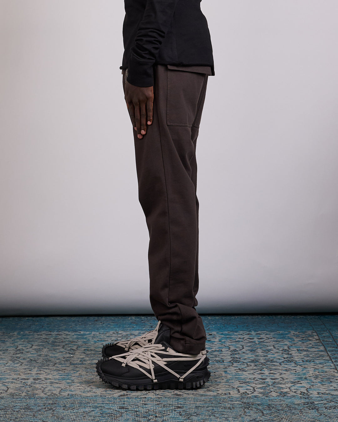 Rick Owens x Moncler Jogger Heavy Jersey Pant Dark Dust