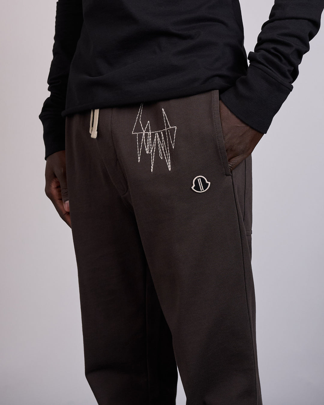 Rick Owens x Moncler Jogger Heavy Jersey Pant Dark Dust