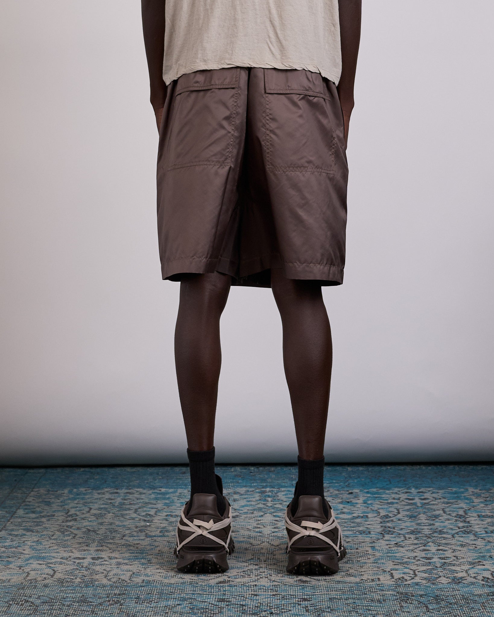 Rick Owens x Moncler Kiltshorts Short Dark Dust – LESS 17
