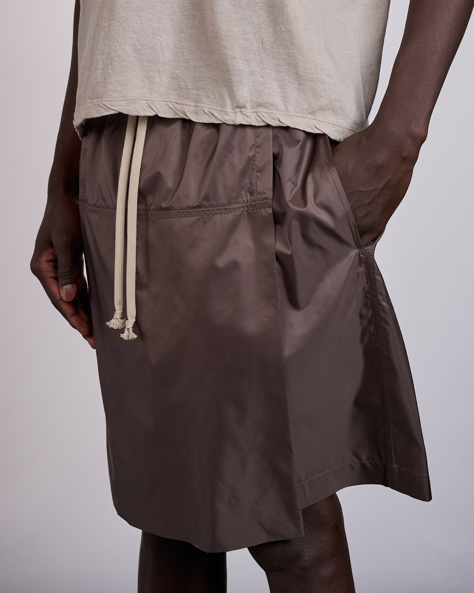 Rick Owens x Moncler Kiltshorts Short Dark Dust – LESS 17